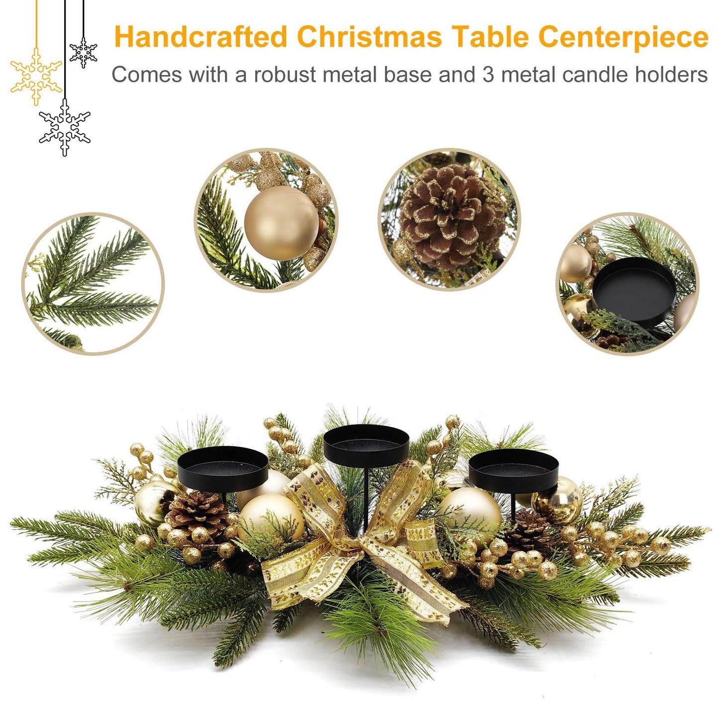 🌲✨ Elevate Your Holiday Table with Timeless Elegance! 🎄🕯️