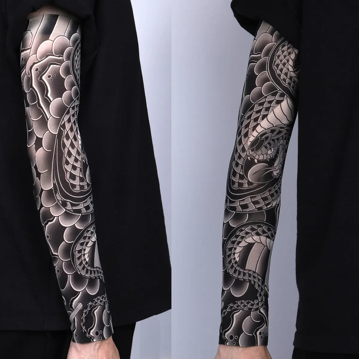 ⚜️Men's Ultra-Realistic Tattoo-Style Sun Protection Sleeves -Tattoo-Friendly