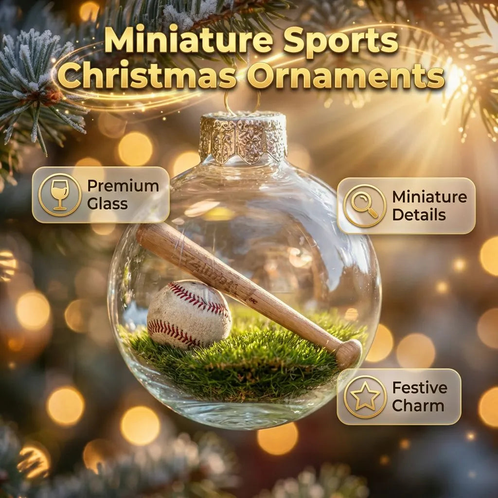 🔥HOT SALE🔥🎁Limited release-🌲Christmas Gift--⚾Sports Holiday Ornament(BUY 6 FREE SHIPPING)