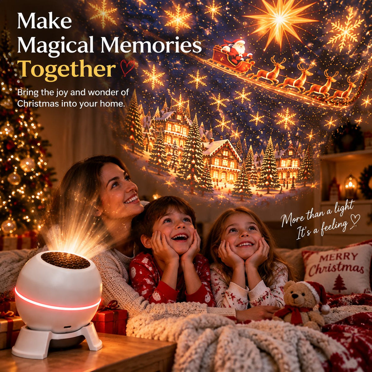 🎄Christmas Sale 49% OFF🎄- Magical Christmas Projection Night Light
