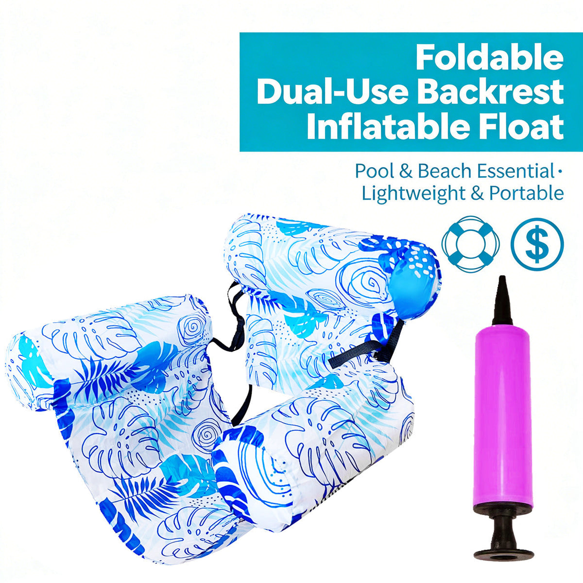 🏖️Summer Pool Essentials: Inflatable Water Lounger