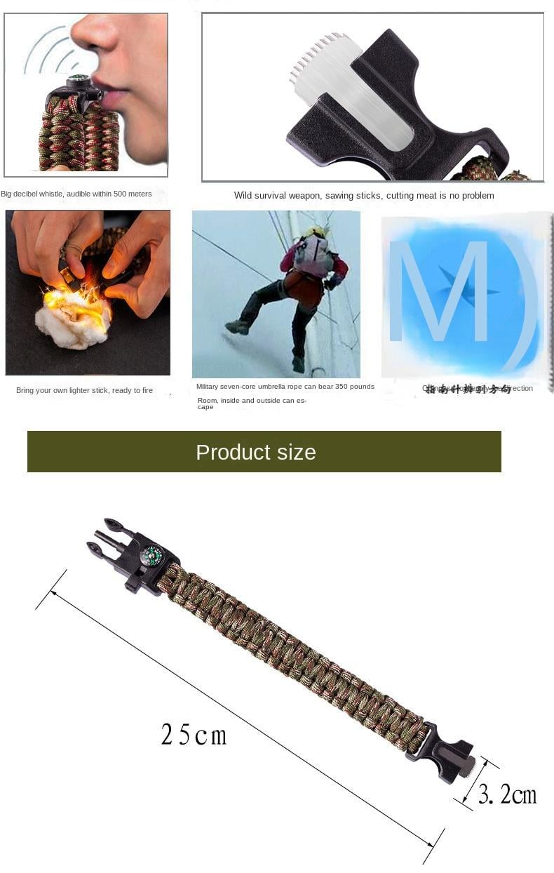 aldorian™-Multifunctional 5 in 1 Multifunctional Outdoor Parachute  Rope