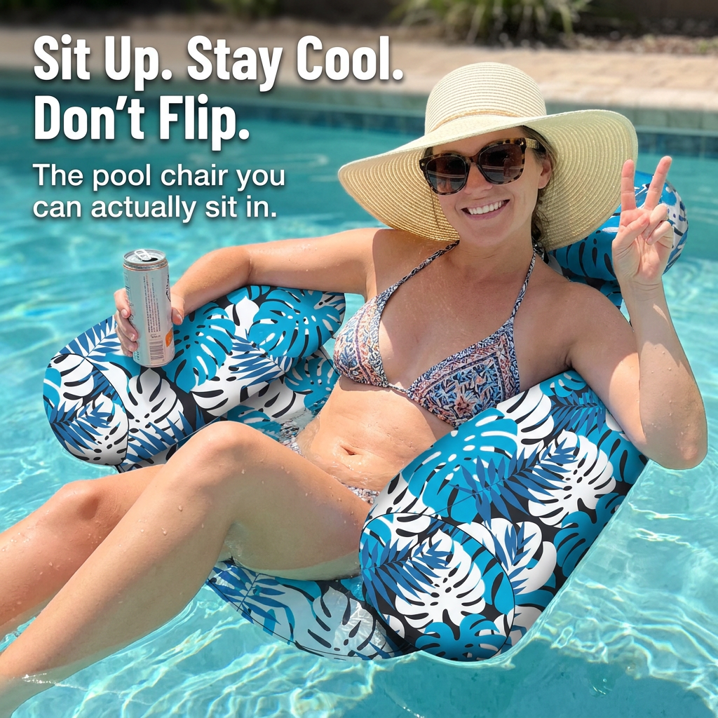 🏖️Summer Pool Essentials: Inflatable Water Lounger