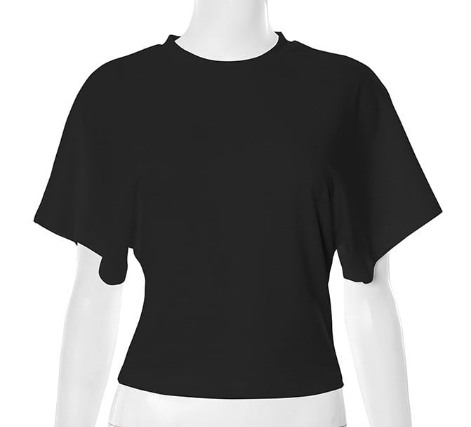 📢2025 New Products👕Women's Solid Color Round Neck Tee