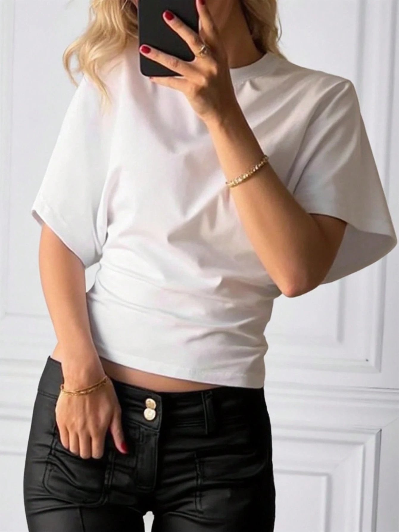 📢2025 New Products👕Women's Solid Color Round Neck Tee