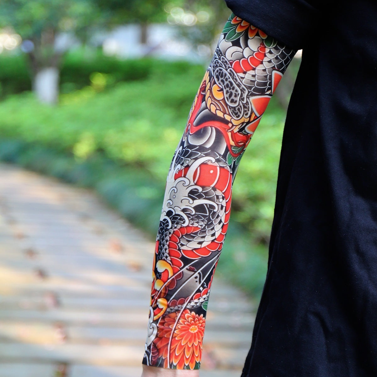 ⚜️Men's Ultra-Realistic Tattoo-Style Sun Protection Sleeves -Tattoo-Friendly