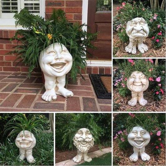 aldorian™-Mugglys Face Statue Planter - Happy New Year 49% OFF🎊