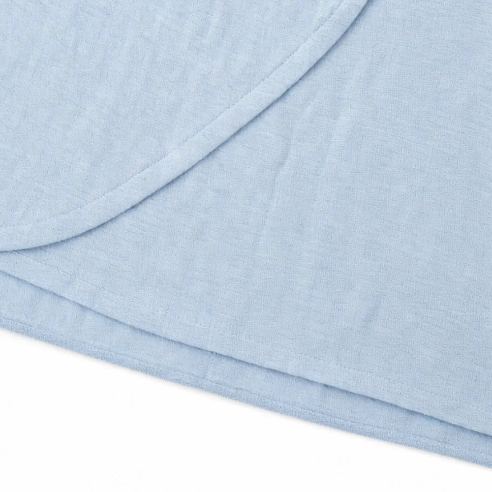 Round Neck Linen Midi Dress with Asymmetrical Buttons