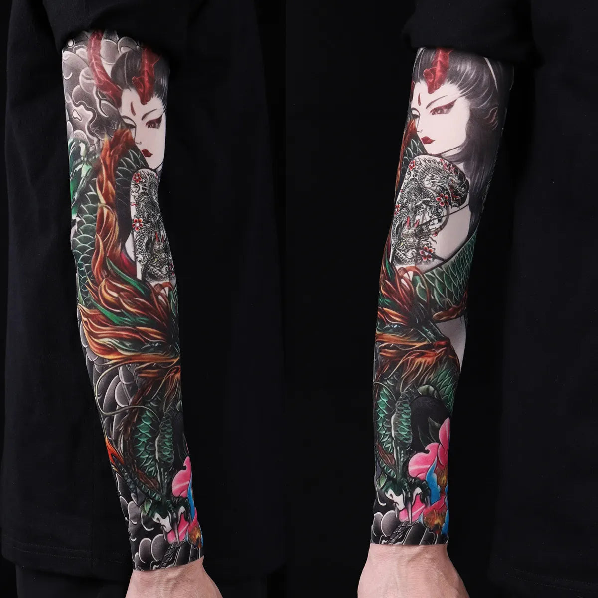 ⚜️Men's Ultra-Realistic Tattoo-Style Sun Protection Sleeves -Tattoo-Friendly
