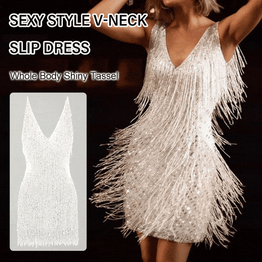 aldorian™-Sexy Princess Style V-Neck Slip Dress