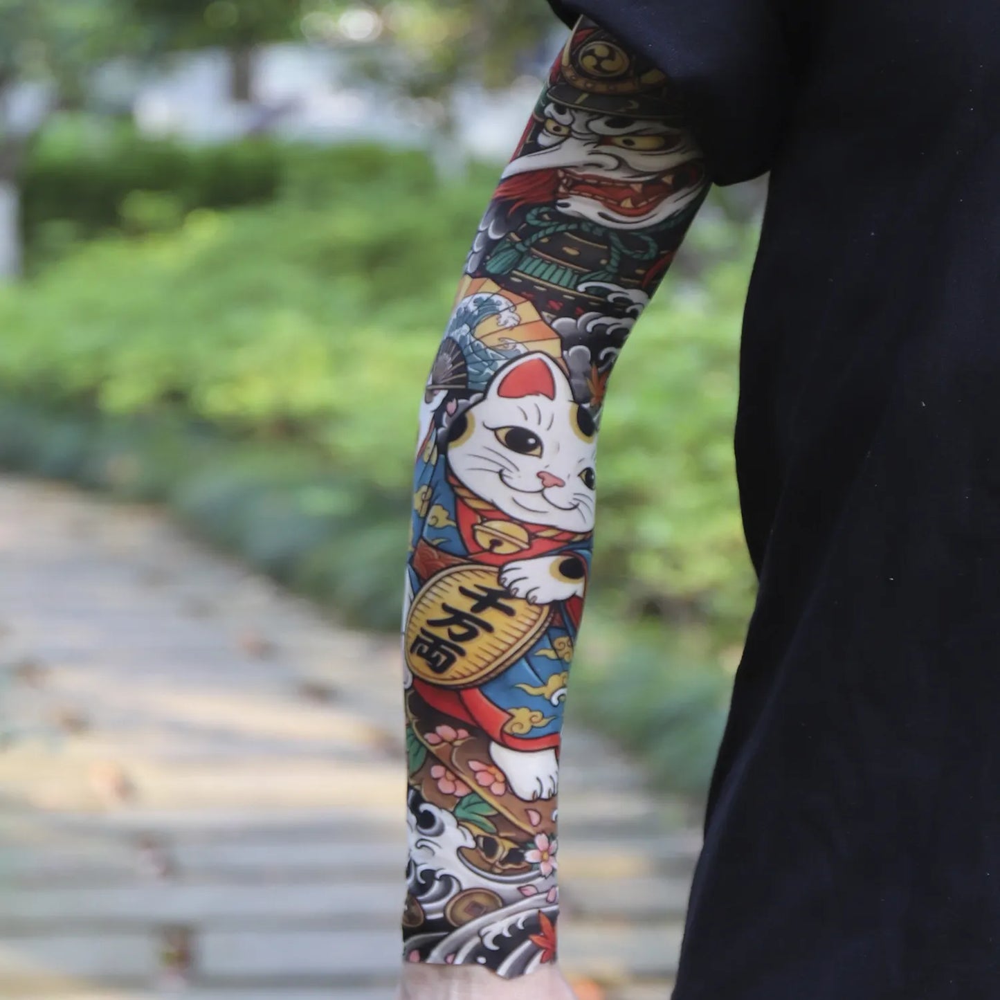 ⚜️Men's Ultra-Realistic Tattoo-Style Sun Protection Sleeves -Tattoo-Friendly