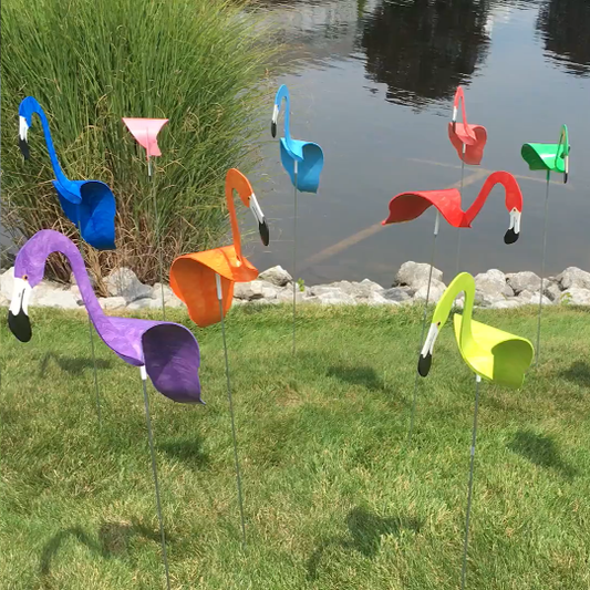 aldorian™-🦩 Swirl Bird 🦩 A whimsical and dynamic bird that spins with the slight garden breeze