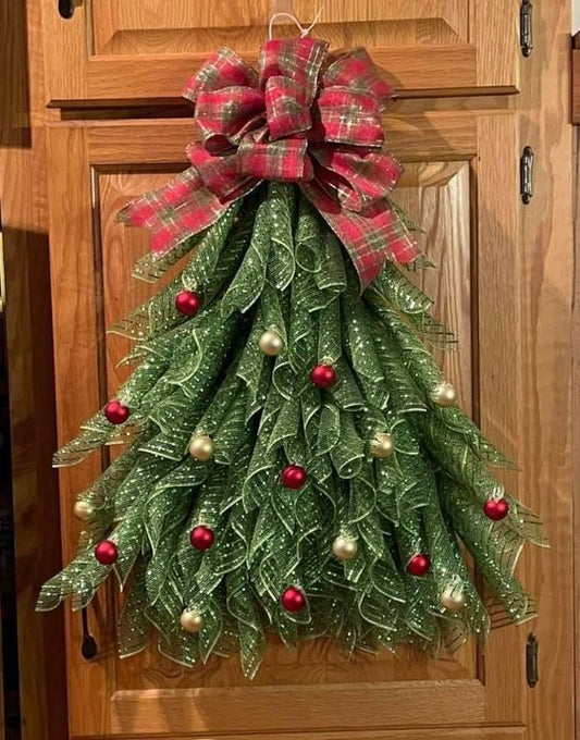 aldorian™-Handmade Christmas Tree Wreath for Front Door