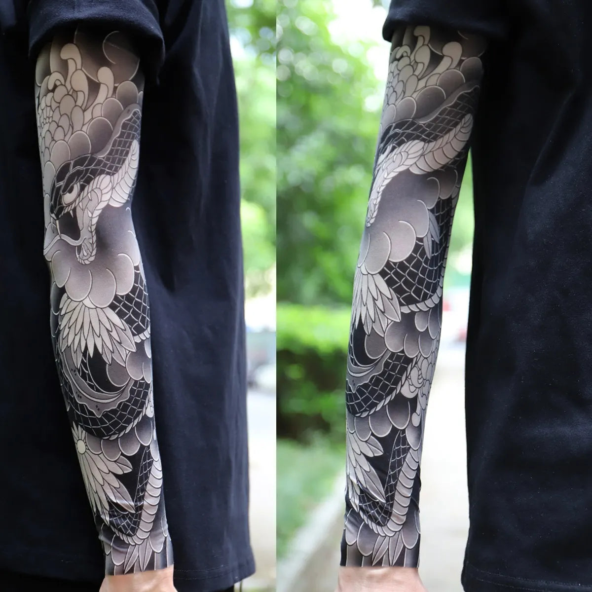 ⚜️Men's Ultra-Realistic Tattoo-Style Sun Protection Sleeves -Tattoo-Friendly