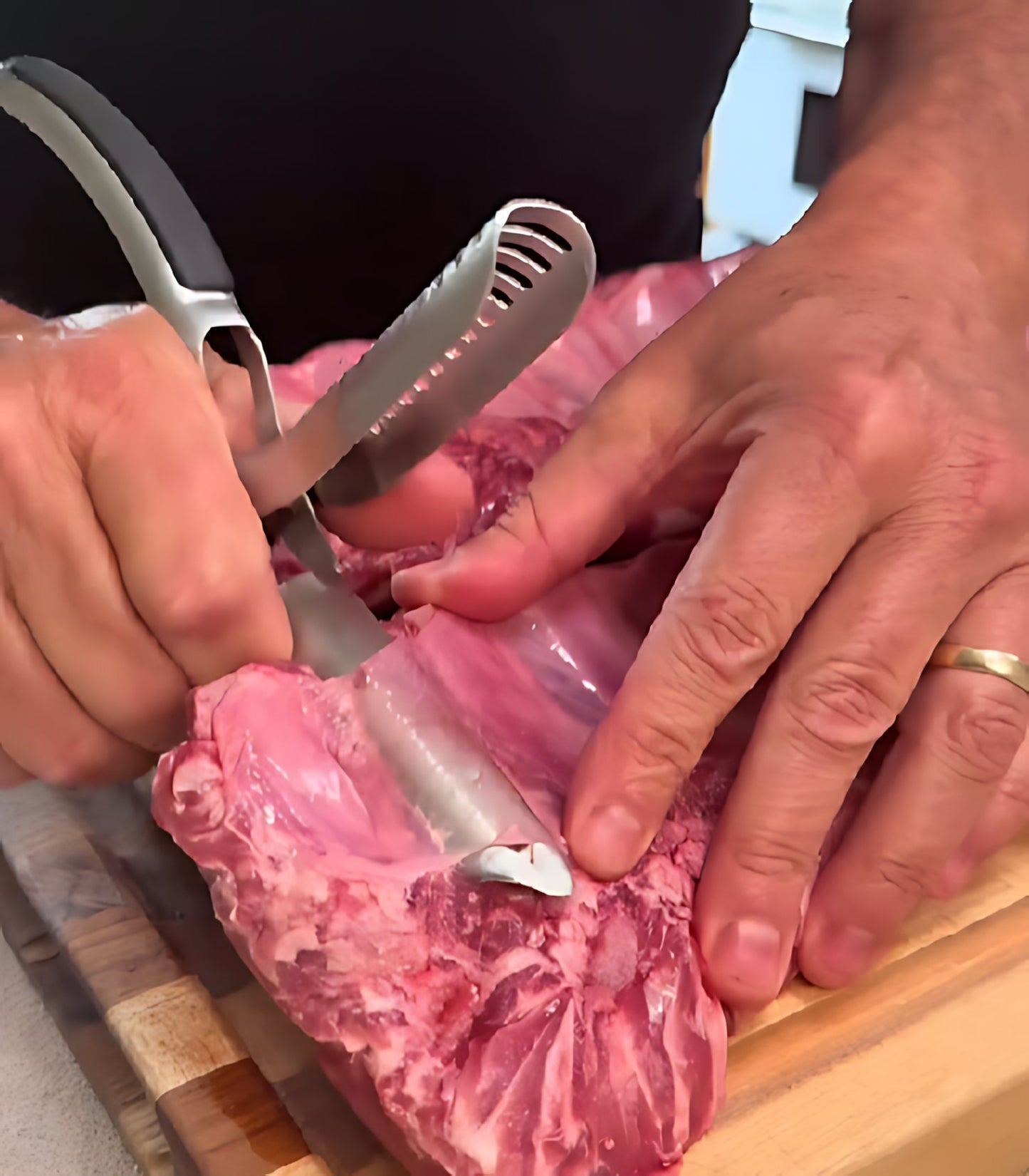aldorian™-🥩BBQ Rib Skinner Premium Food-Grade 304 Stainless Steel