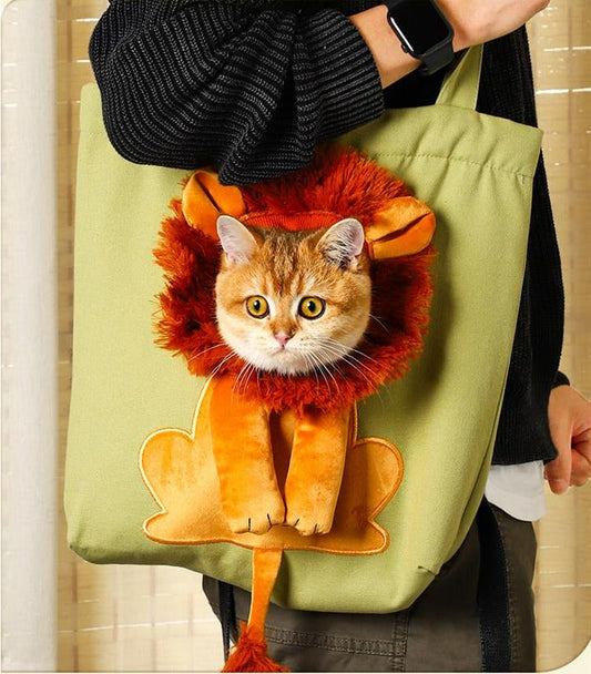 aldorian™-Pet Canvas Shoulder Carrying Bag