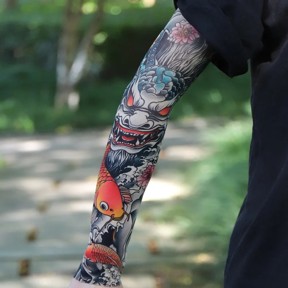 ⚜️Men's Ultra-Realistic Tattoo-Style Sun Protection Sleeves -Tattoo-Friendly