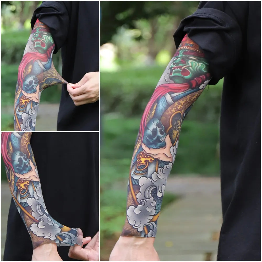 ⚜️Men's Ultra-Realistic Tattoo-Style Sun Protection Sleeves -Tattoo-Friendly