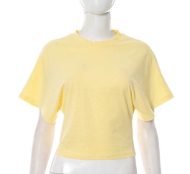 📢2025 New Products👕Women's Solid Color Round Neck Tee