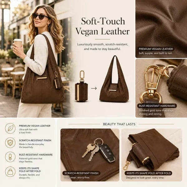 🛍️New foldable keychain large capacity storage bag