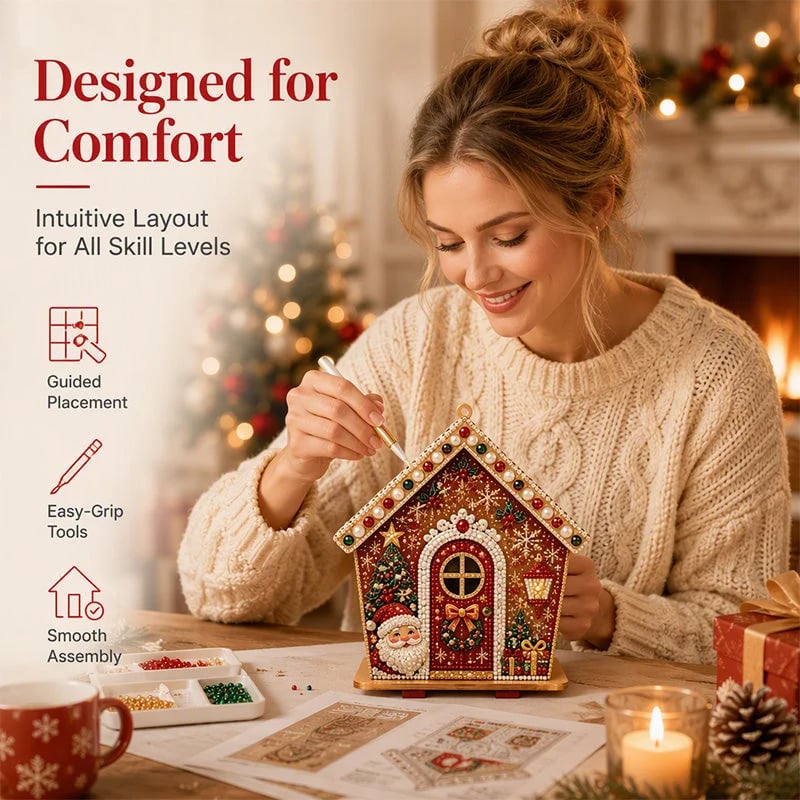 🎄 3D DIY Christmas Pearl Art Kit