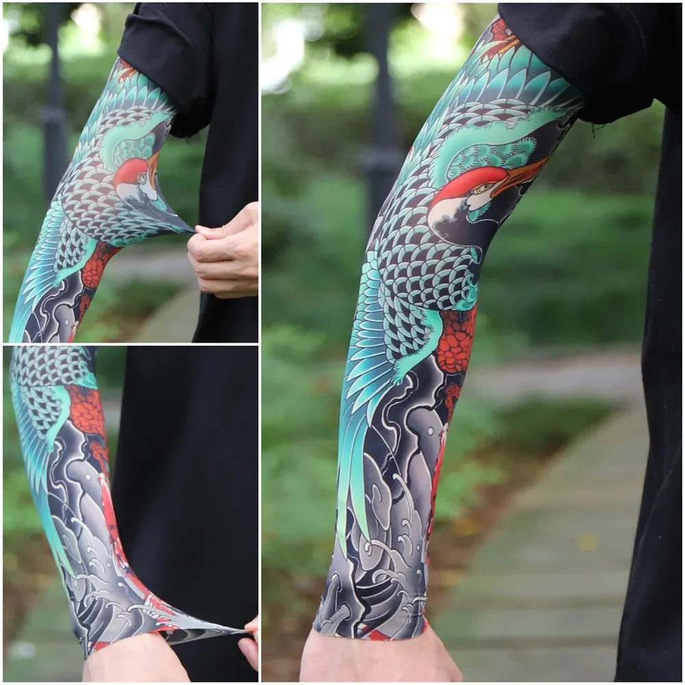 ⚜️Men's Ultra-Realistic Tattoo-Style Sun Protection Sleeves -Tattoo-Friendly