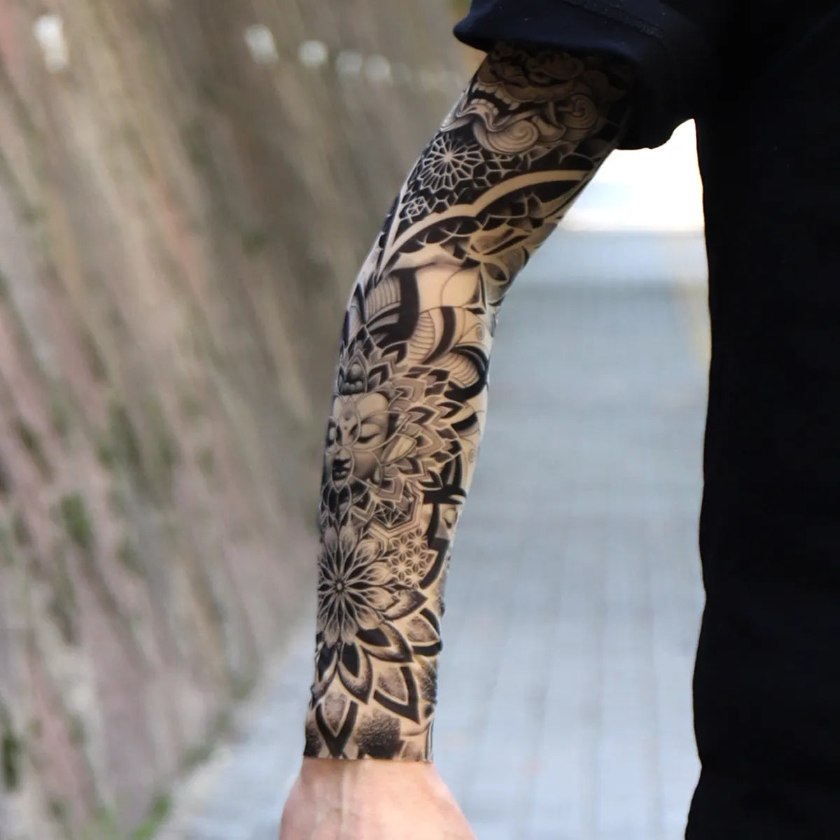 ⚜️Men's Ultra-Realistic Tattoo-Style Sun Protection Sleeves -Tattoo-Friendly