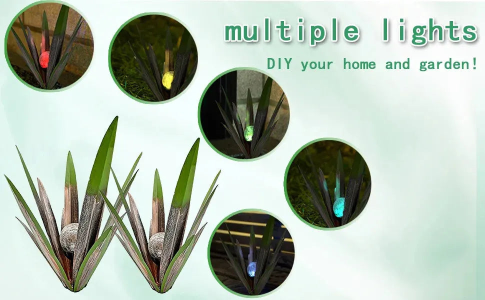 🌵Waterproof Solar Garden LED Agave Light - Garden Art That Never Fades