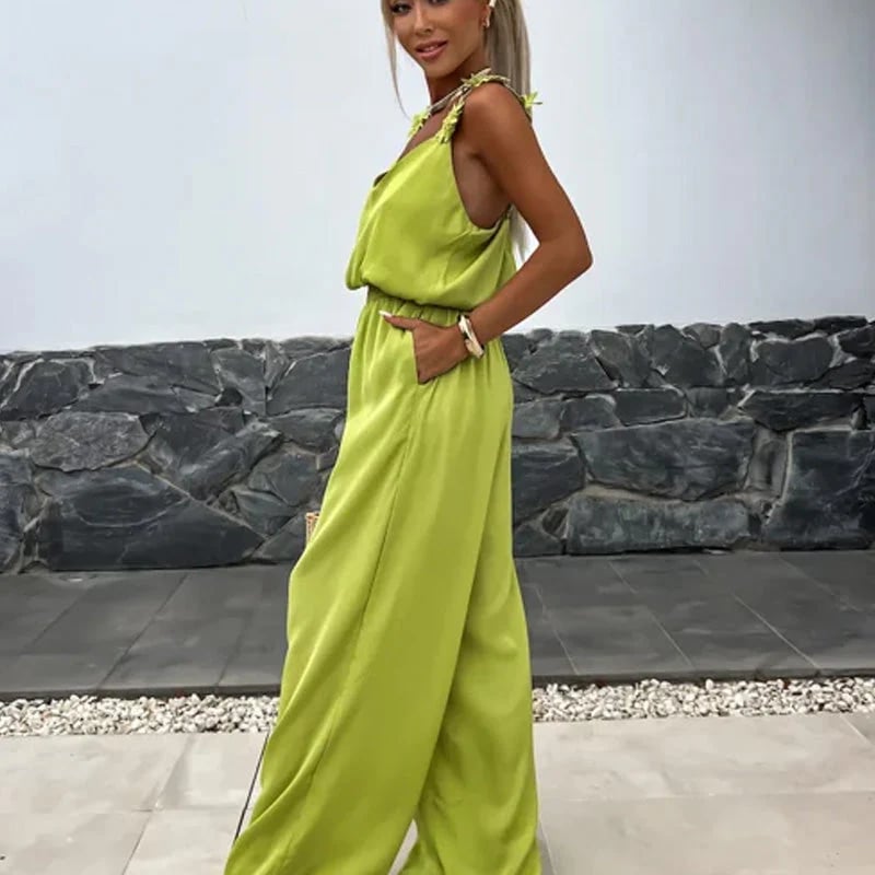aldorian™-🔥Women's Sleeveless Wide Leg Jumpsuit