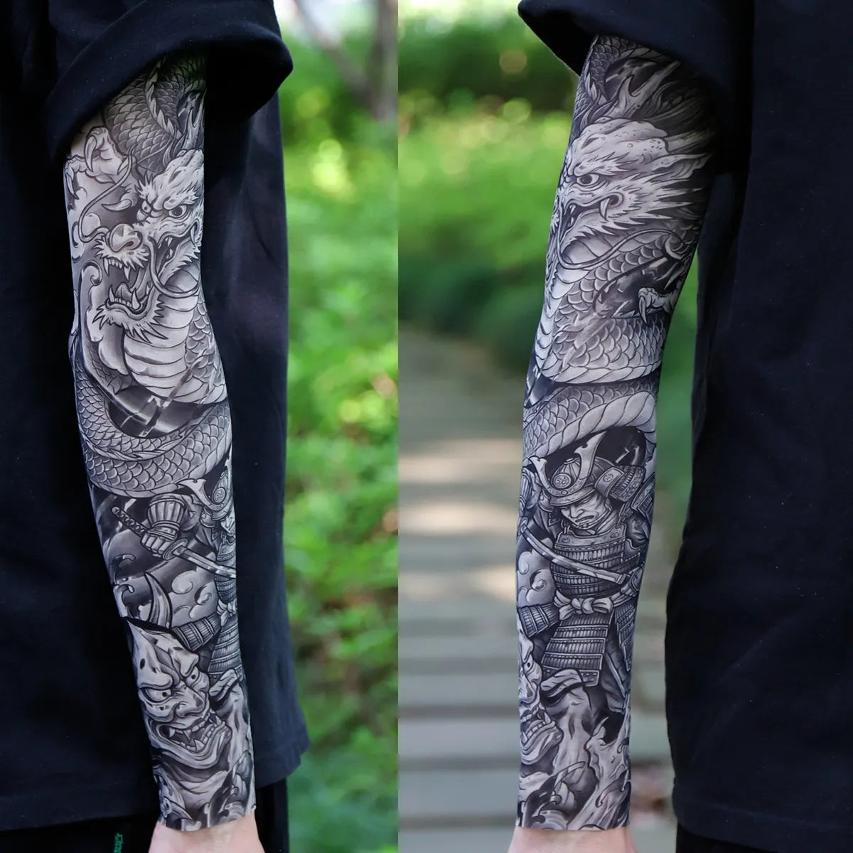 ⚜️Men's Ultra-Realistic Tattoo-Style Sun Protection Sleeves -Tattoo-Friendly
