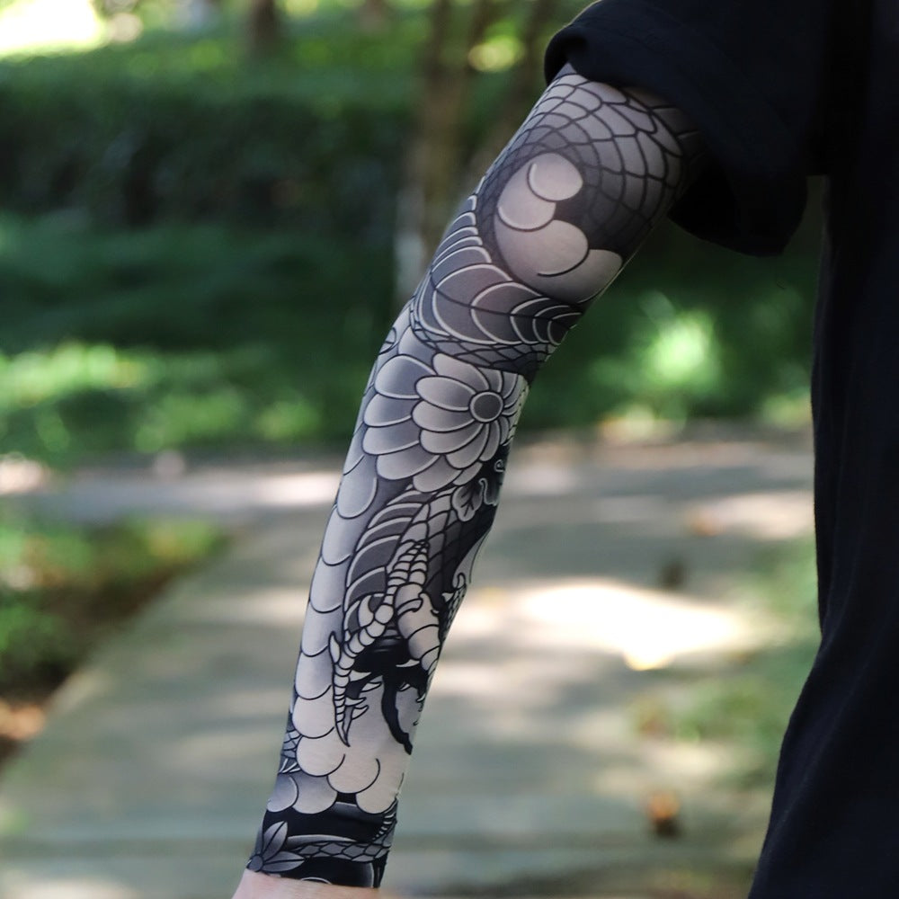 ⚜️Men's Ultra-Realistic Tattoo-Style Sun Protection Sleeves -Tattoo-Friendly