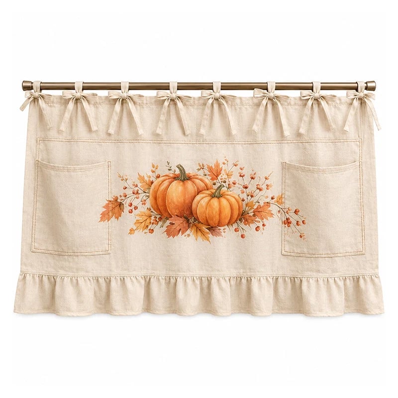 📢📢49% OFF !!⏰Oven Skirt Curtain with Pockets