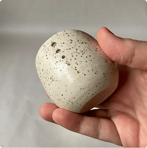 50% off  Pottery Herb Stripper Bowl