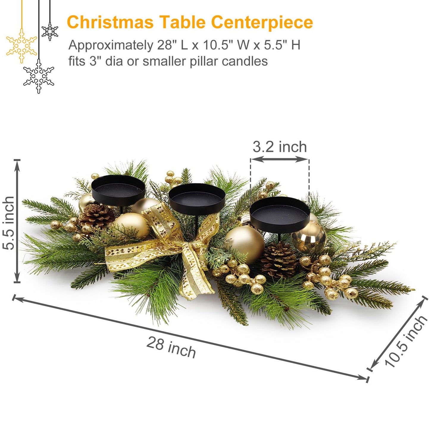 🌲✨ Elevate Your Holiday Table with Timeless Elegance! 🎄🕯️