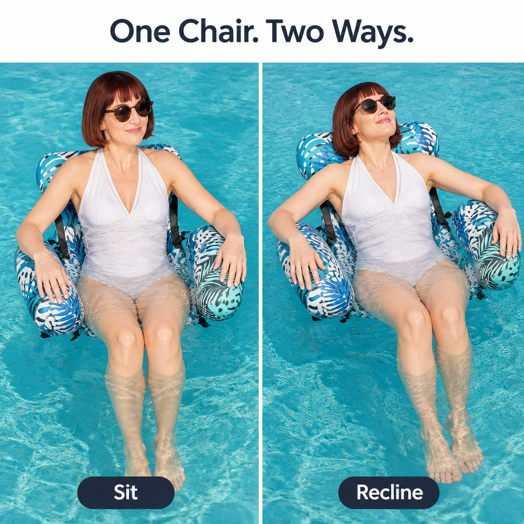 🏖️Summer Pool Essentials: Inflatable Water Lounger