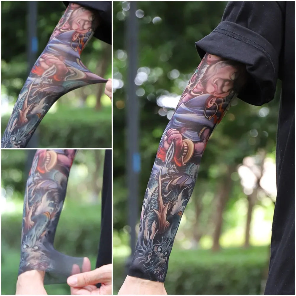 ⚜️Men's Ultra-Realistic Tattoo-Style Sun Protection Sleeves -Tattoo-Friendly