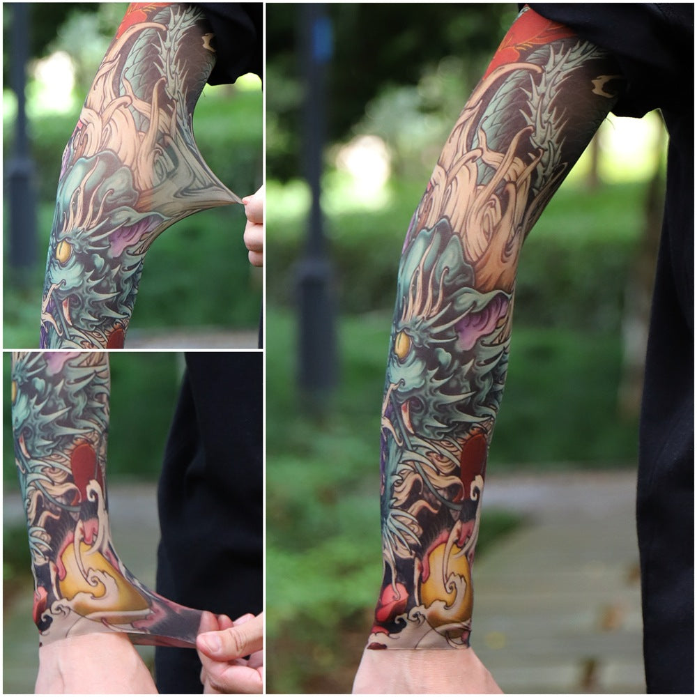 ⚜️Men's Ultra-Realistic Tattoo-Style Sun Protection Sleeves -Tattoo-Friendly