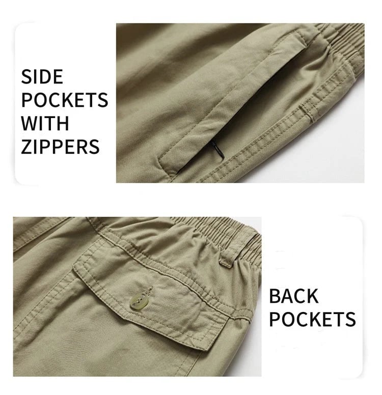 👖Multi-Pocket Durable Ultra Comfort Loose Fit Pants