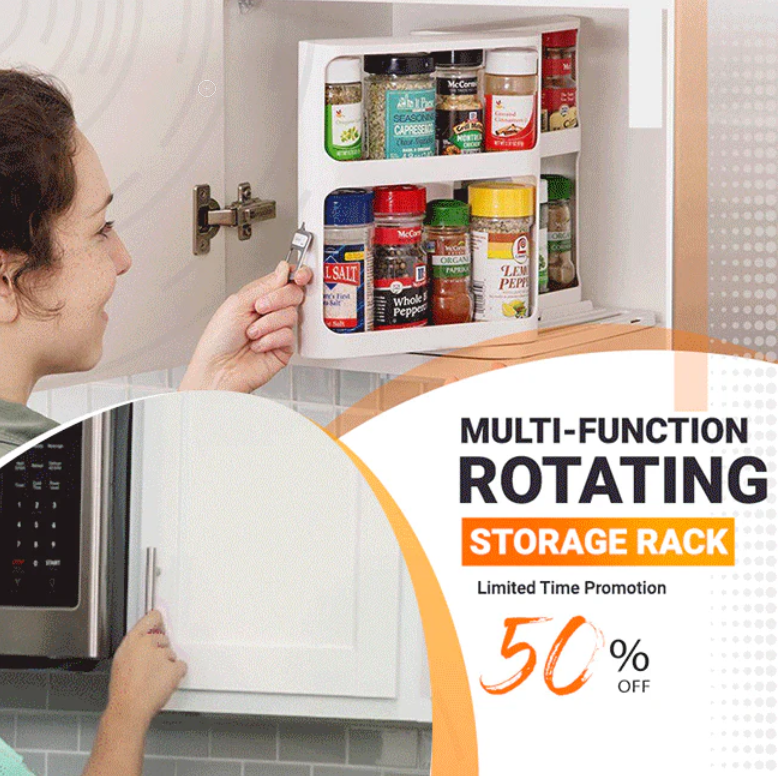Multi-Function Swivel Storage Rack