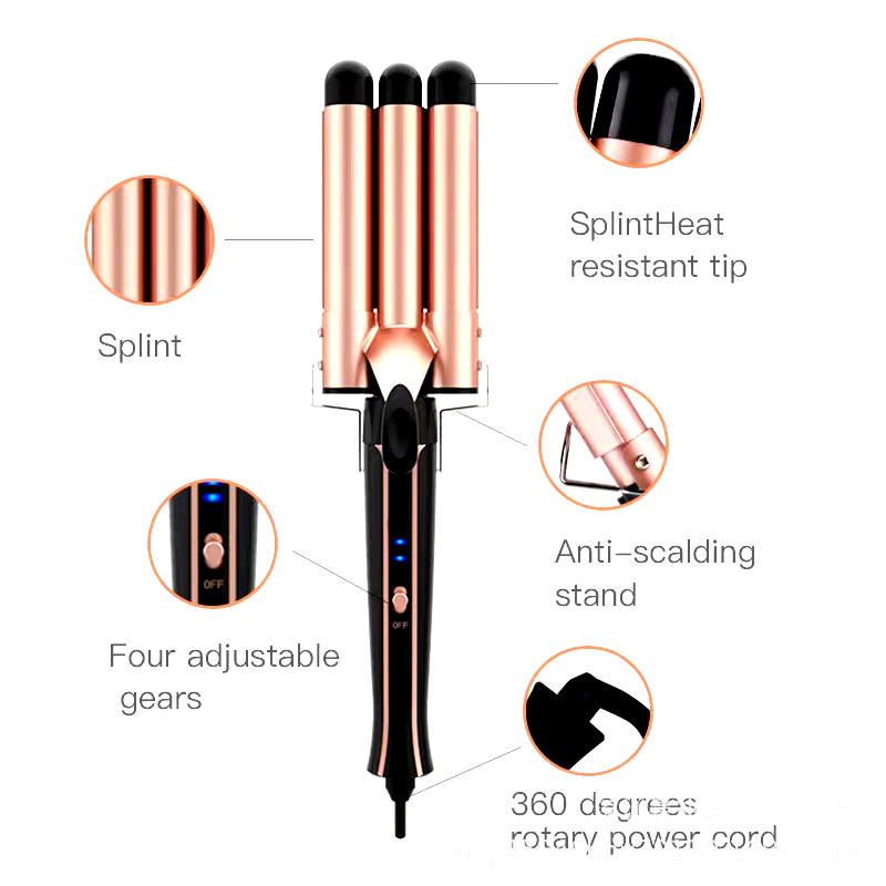 Multi-function 8-in-1 curling iron