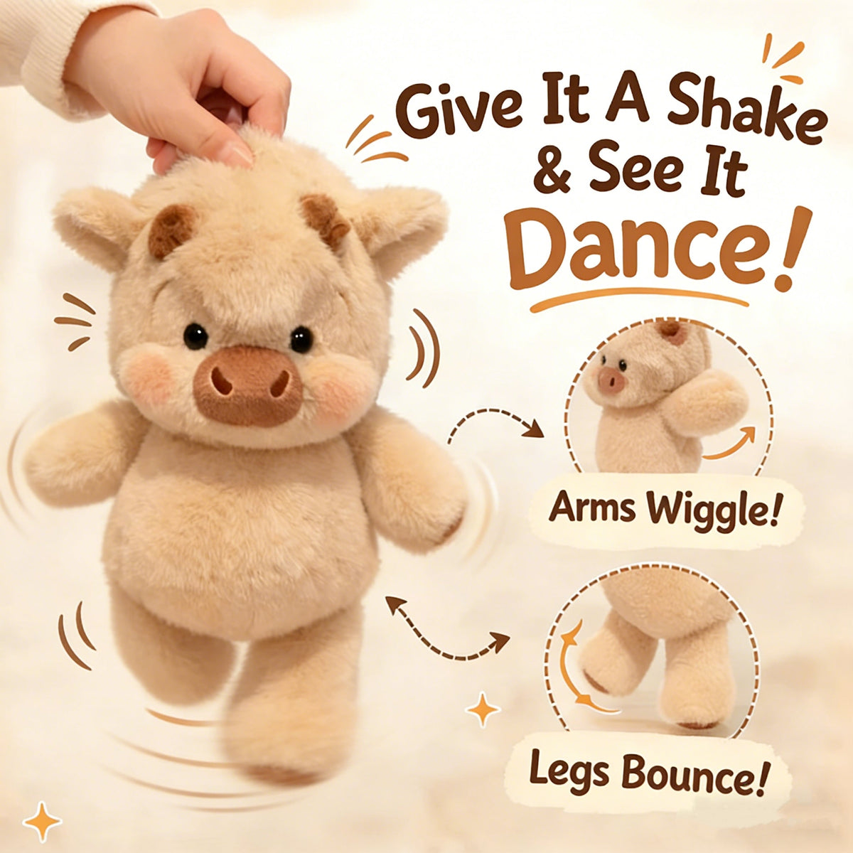 The Running Cow Plush😍😍😍