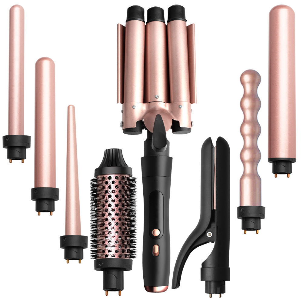 Multi-function 8-in-1 curling iron