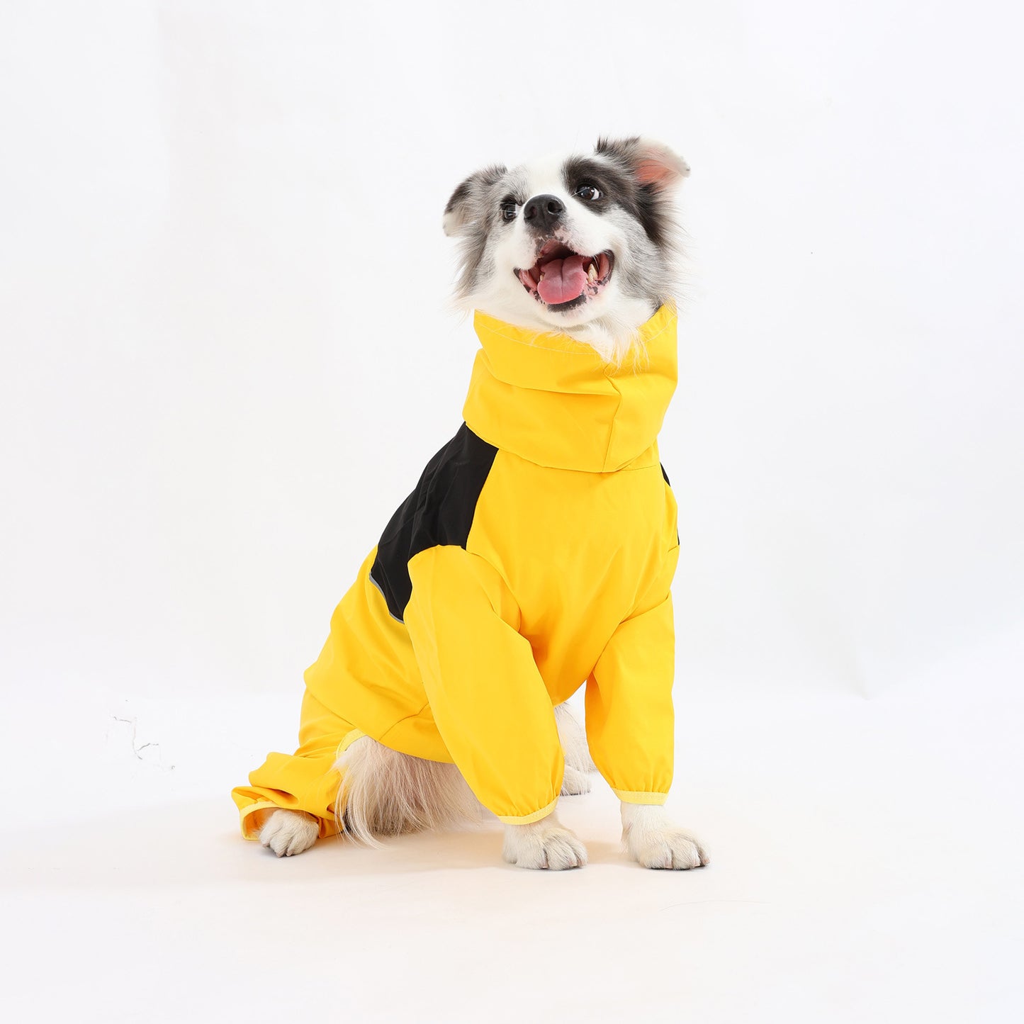 Reflective All-weather Waterproof Dog Rain Coat
