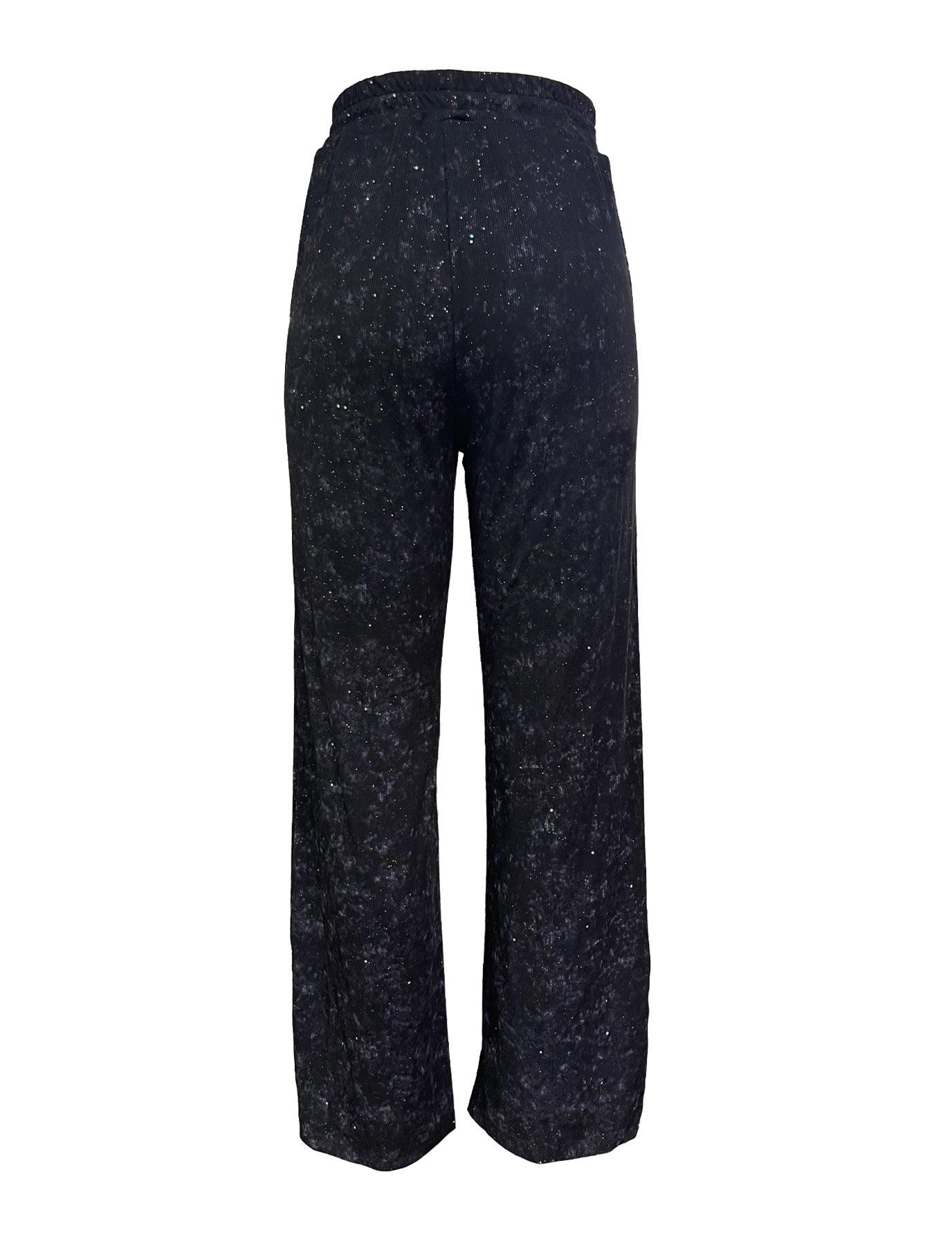 🎄🎁Christmas Sale 50% OFF🥰Women's Sequin Sparkle Wide Leg Pants with Elastic Waistband