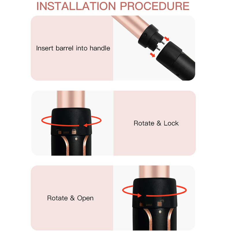 Multi-function 8-in-1 curling iron