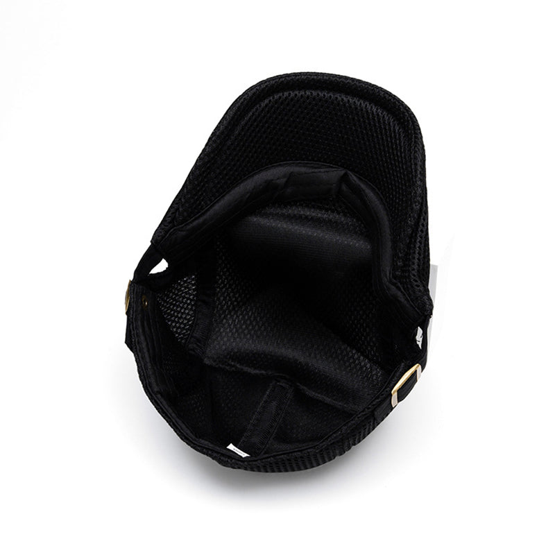 Breathable Mesh Flat Cap