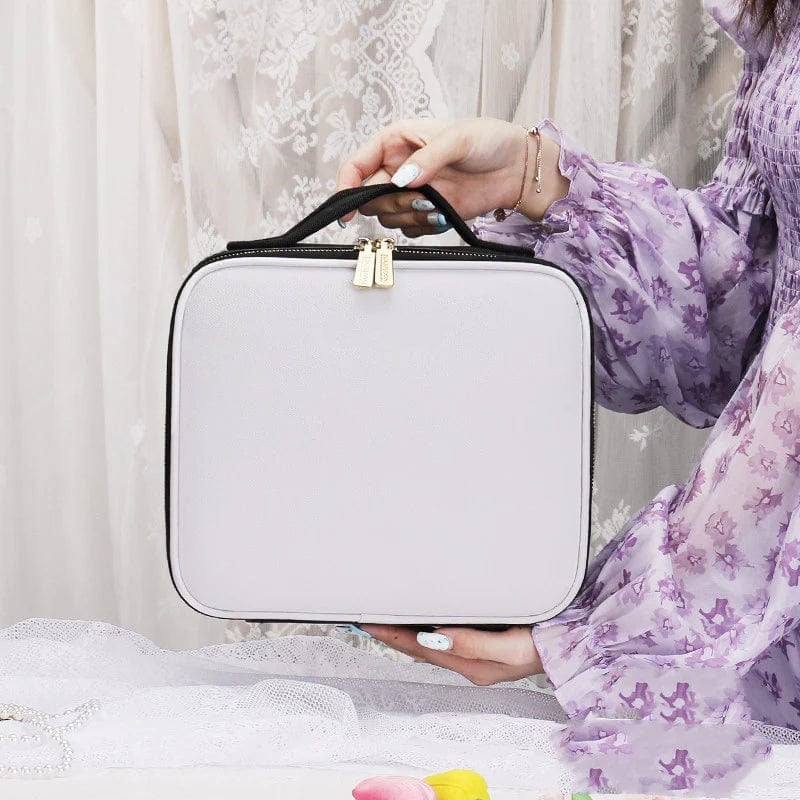 aldorian™-💝Makeup bag with LED Mirror