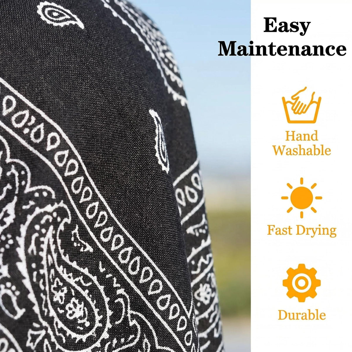 🧢Outdoor cycling bandana-style hat (pirate/hip-hop style)