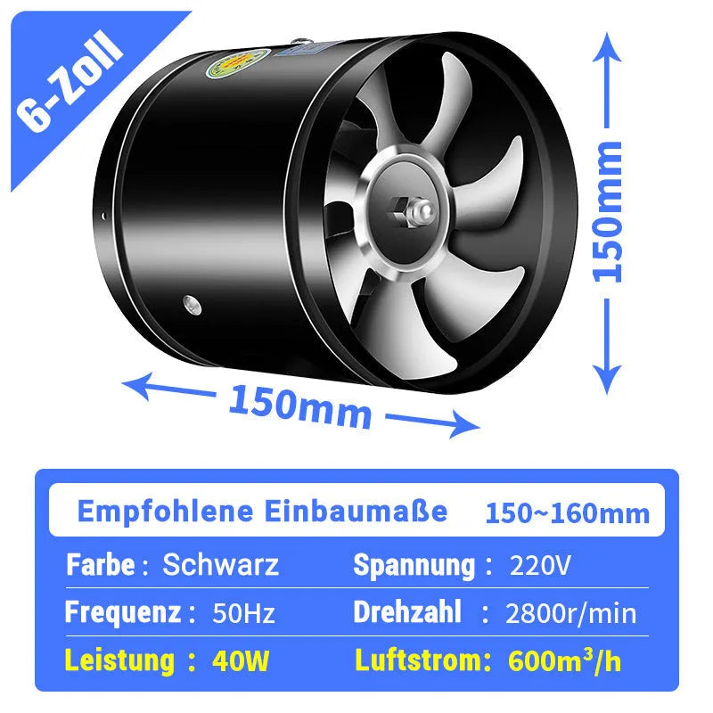 🔥Suitable for multiple scenarios - high-speed, high-power, super-strong suction and silent exhaust fan