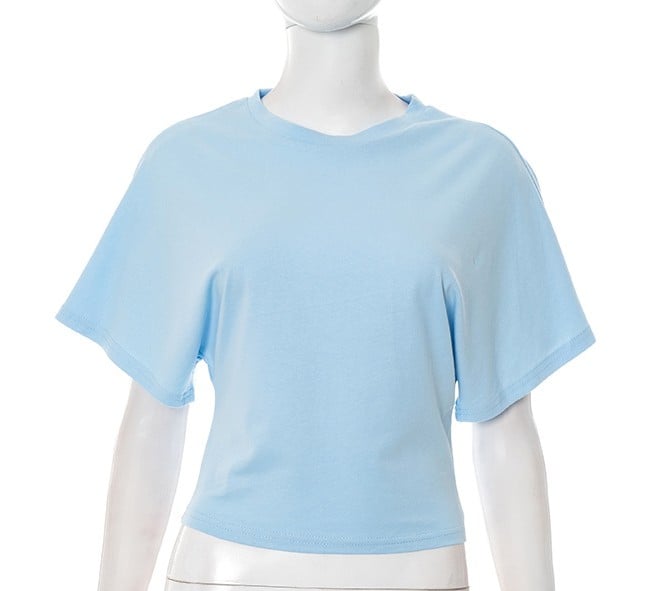 📢2025 New Products👕Women's Solid Color Round Neck Tee
